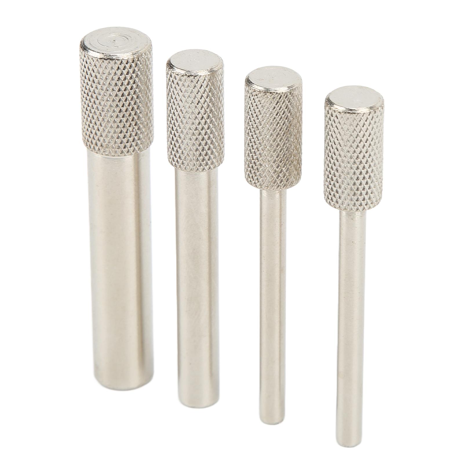 

4 шт. Набор штифтов для фиксации ГРМ двигателя, металлический, серебристый, высокая твердость, замена для Citroen 1.4 1.6HDi