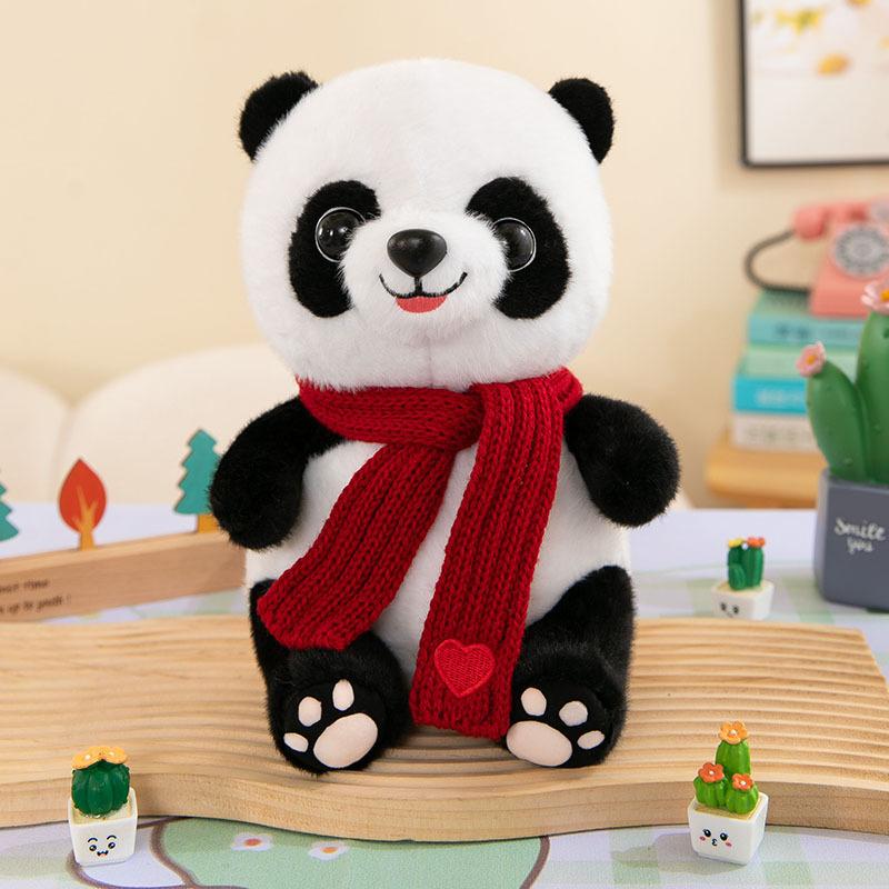 Sweater Giant Panda Plush Toy Cute Panda Doll Doll Zoo Event Souvenir Gift Ragdoll