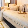 Light Luxury Non-Slip Sofa Cushion, Simple Modern Sofa Cover, High-End Chenille Four-Season Universal Seat Cushion Cover