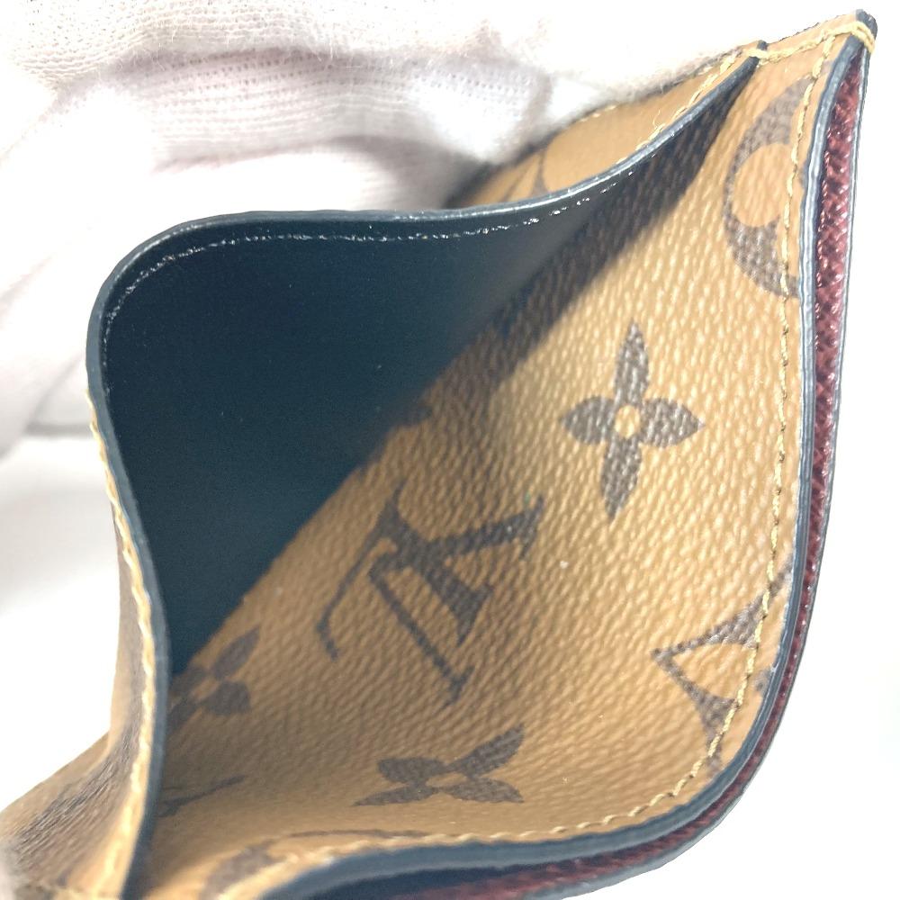 Louis Vuitton M83691 Monogram reverse Card Case Porte Cult-Simple Holder Unused