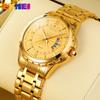 SKMEI 9069 Calendar Luminous Hands 30M Waterproof Quartz Watches Men Stainless Steel Band Date Display Business Watch for Man