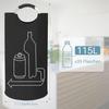 Large Capacity Empty Bottle Storage Basket With Aluminum Handle 115L Wastewater Bottle Collector Bag Folding Recycling Bin