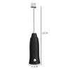 Stainless Steel Electric Hand Mixer for Baking, Portable Mini Whisk for Milk Tea/Coffee, Handheld Blender with Anti-Slip Grip