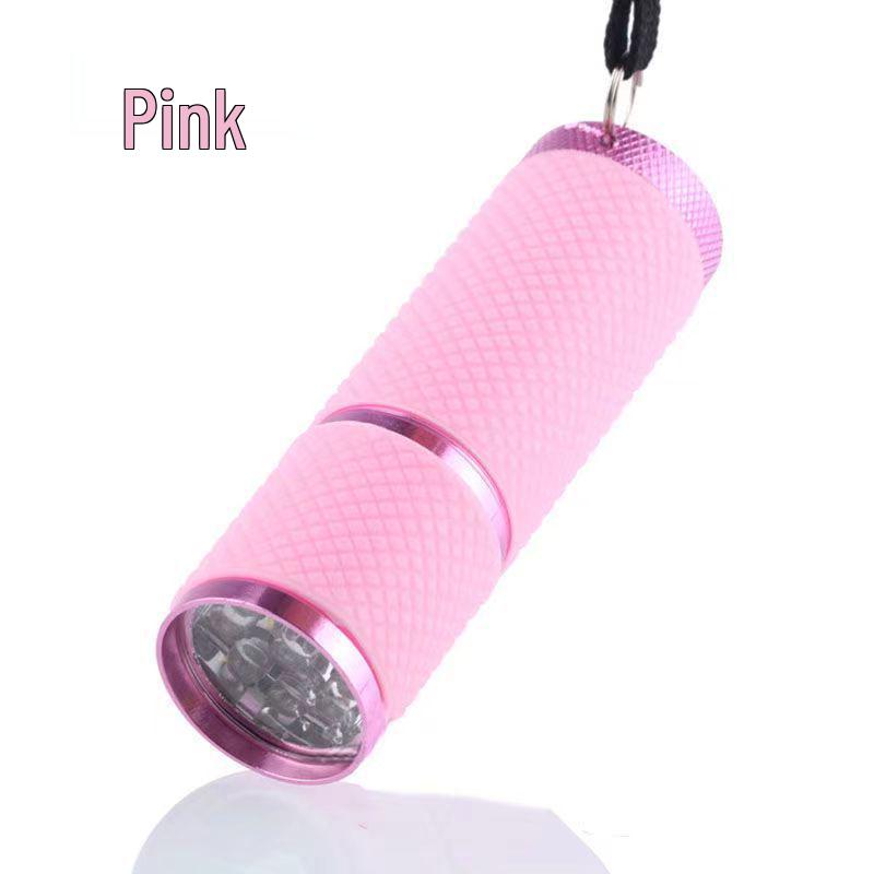 

Портативный водонепроницаемый фонарик с 9 светодиодами: Быстросохнущий лак для ногтей фиолетового цвета с нескользящим покрытием