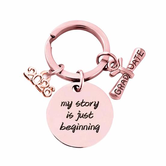 Brelok na ukończenie szkoły Klasa 2026 Absolwenci Szkoły Średniej i Uczelni Znaczący Brelok na Ukończenie Szkoły dla Niej Jego Dekoracja na Ukończenie Szkoły