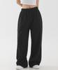 PIANER Relaxed Wide Long Sweatpants (Black)