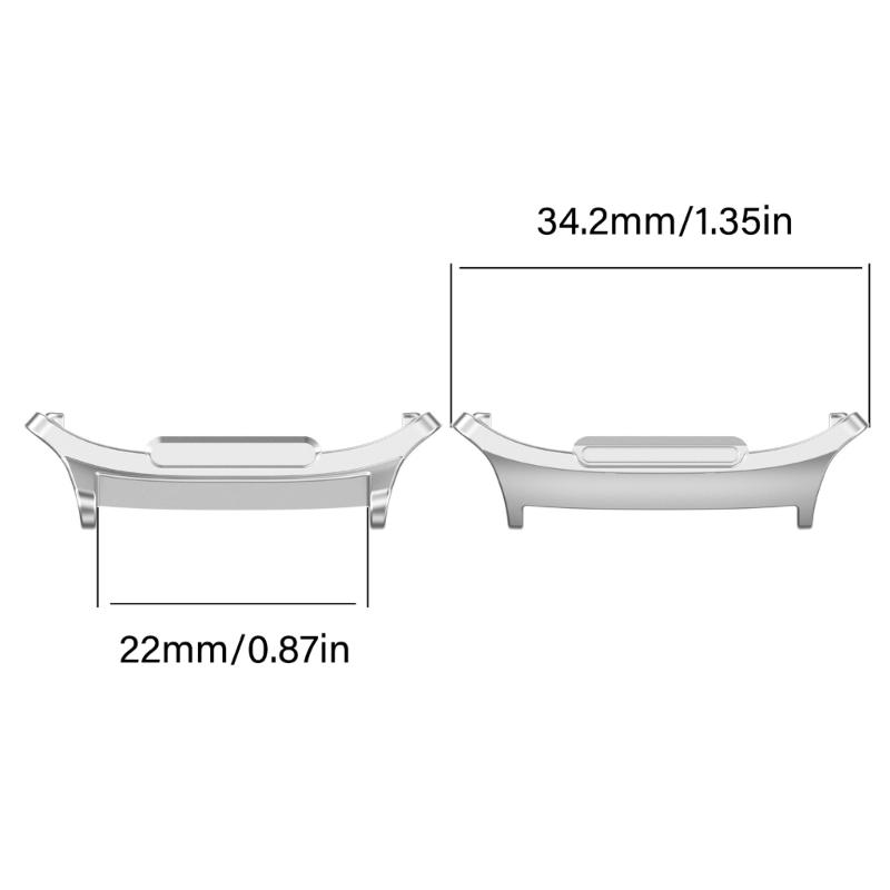 Watch Connectors Metal Link for Watch 47mm Device Smartwatch Rust Proof Perfect for All Bands Enhances Watch Security 2x