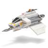 Jazwares Star Wars Micro Galaxy Squadron Phantom Shuttle 5-Inch Vehicle Foldable Wings Removable Hatch Includes 2 Microfigure Accessories