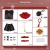 Genshin Impact Hu Tao Cosplay Costume - Full Set Halloween Performance Outfit In Stock