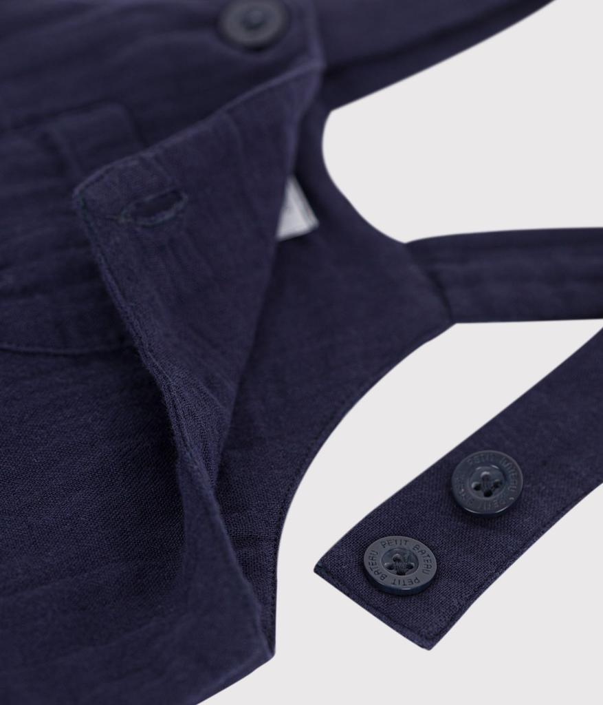 Short Overalls A0CEF Navy 24 Months 86cm [Petit Bateau]