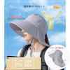 Used [Limited Quantity] [Wowcarbazole] UV Cut Hat for Women [12cm Extra Wide Brim, 360 UV Cut, Protects Neck Firmly] Sun Protection Complete Shade UV
