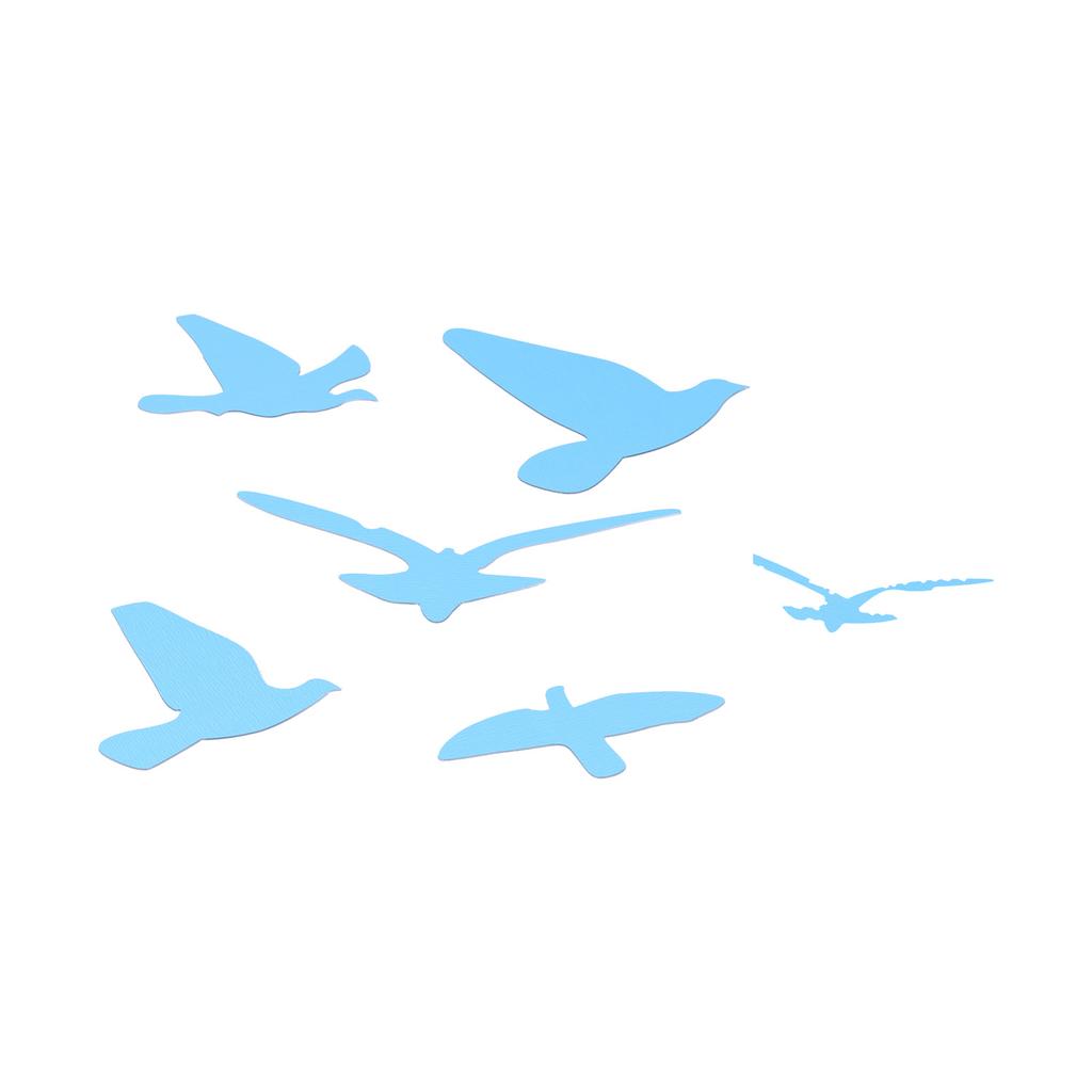 Bird Shape Mirror Wall Sticker Wall Decals for Living Room Bedroom Decoration