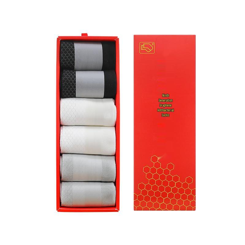 Breathable Cotton Antibacterial Socks: Men's, Women's, Casual, Sports, Running, Short.