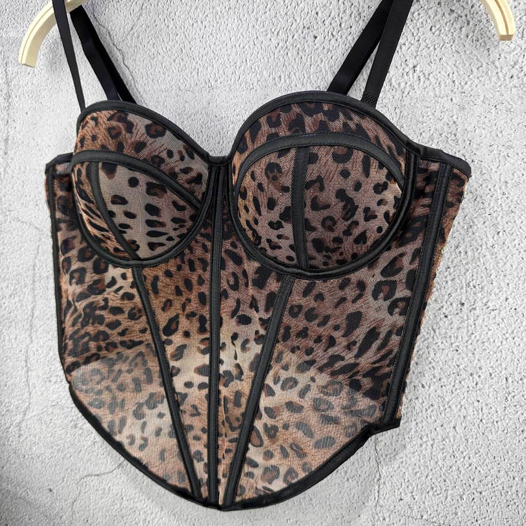 Classic Women Black White Dot Tube Top Corset Bustier Girl Sexy Push Up Vest Bralet Lady Bra Cropped Tops Club Party Lingerie