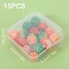 15Pcs DIY Simulated Fruit Push Pins Creative Blackboard Push Pins Decorative Studs  Stationery