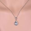 New Graceful Engagement Party Pendant Necklaces for Women Water Drop Stone High Quality Jewelry Female Statement Necklaces