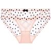 Mybody Women's Polka Dot Mesh Briefs