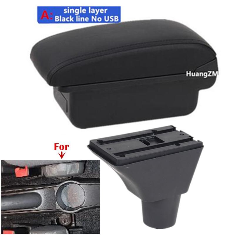 For Fiat Panda II 2 Armrest Box Arm Elbow Rest Center Console Storage box USB Port Interior Dedicated Retrofit Car Accessories