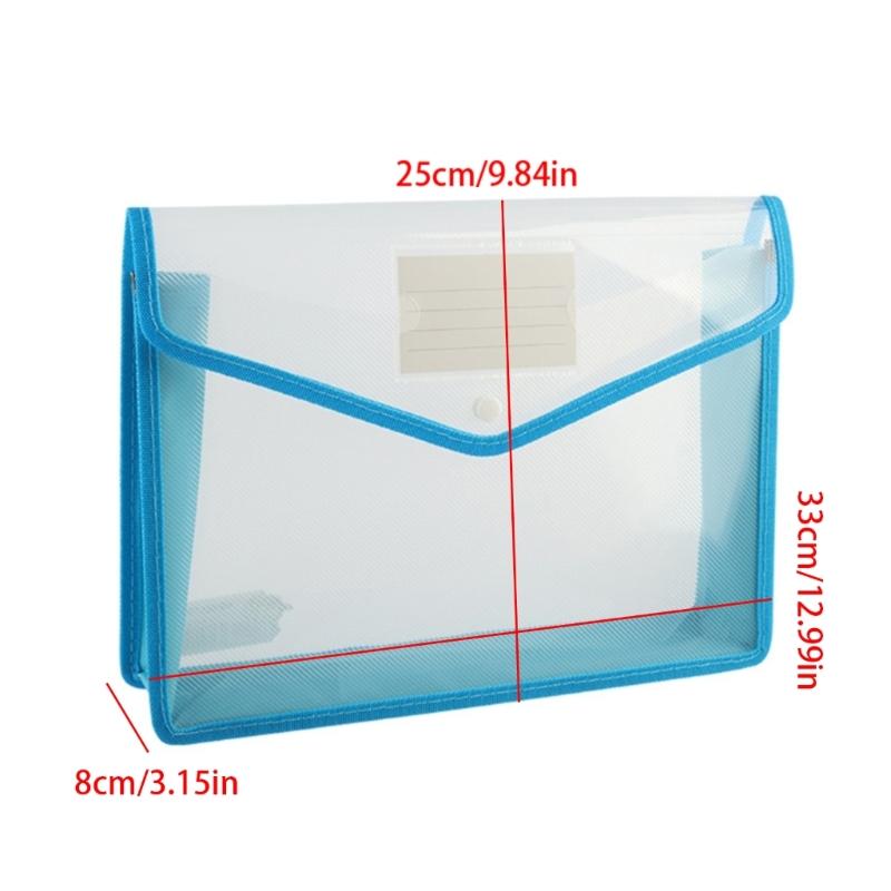 File Folder Wallet Hold 600 Sheets Horizontal/Vertival Folder Water Resistant File Pocket Document Organizers For Office