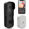 AIMOONSA 1080P Wireless Video Doorbell - 155° Wide Angle, PIR, Night Vision, Two-Way Audio, IP65