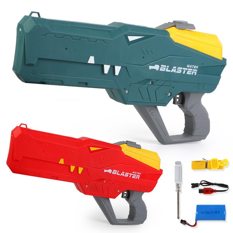 Summer Children'S Shark Electric Continuous Water Gun Toy High Pressure Powerful Water Gun Water Battle Casual Toy