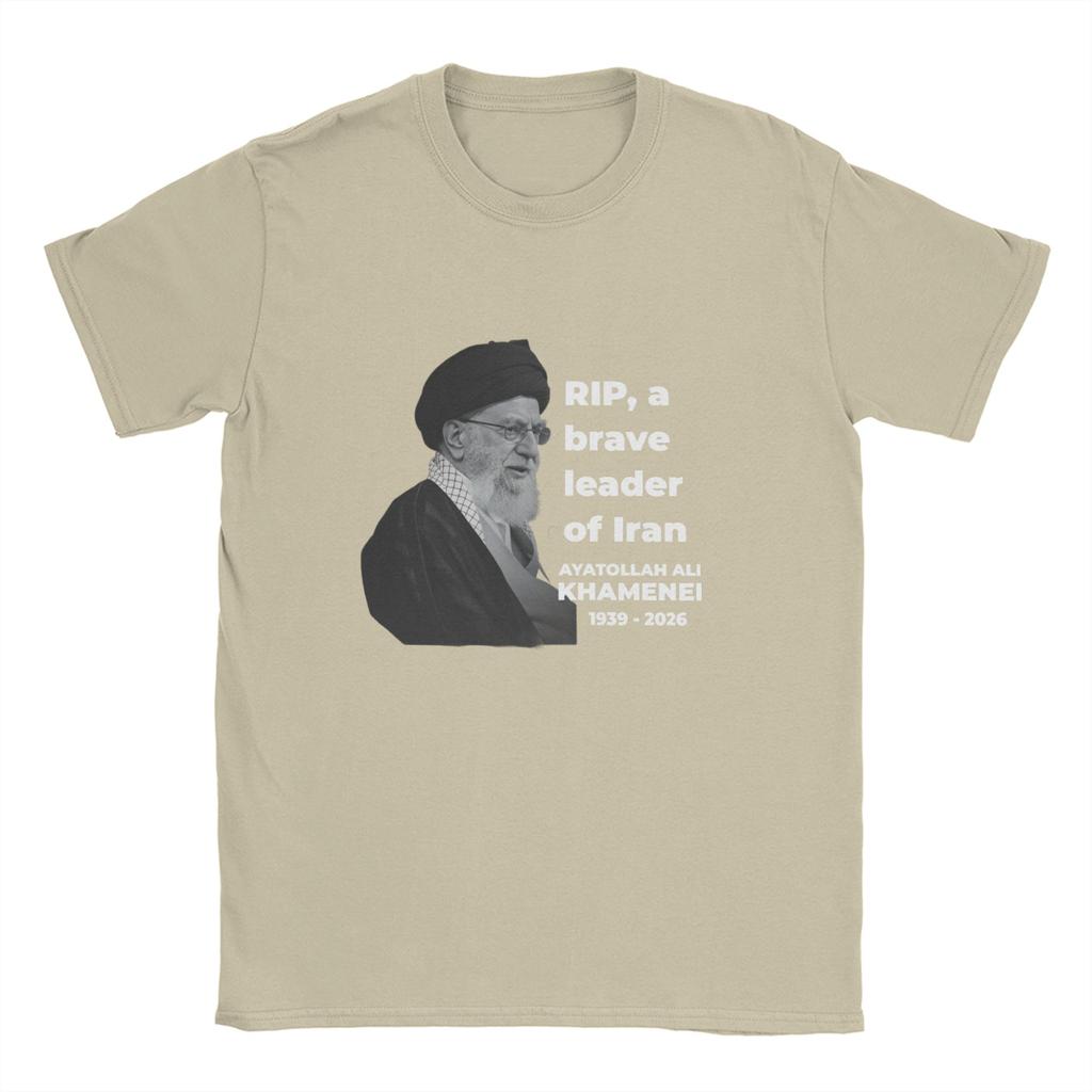 SSeyyed Ali KKhamenei T Shirts for Men Cotton Cool TShirts Round Neck Tee Shirt Short Sleeve Tops Printing