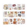 6 Sheets Retro Decorative Stickers Versatile Travel Theme Strong Adhesion Stylish Deco Stickers for