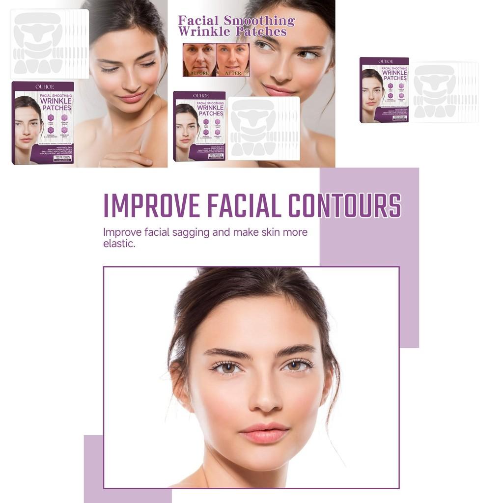Ouhoe Facial Lifting Patches For Wrinkle Reduction Tightening Smooth Skin Elasticity