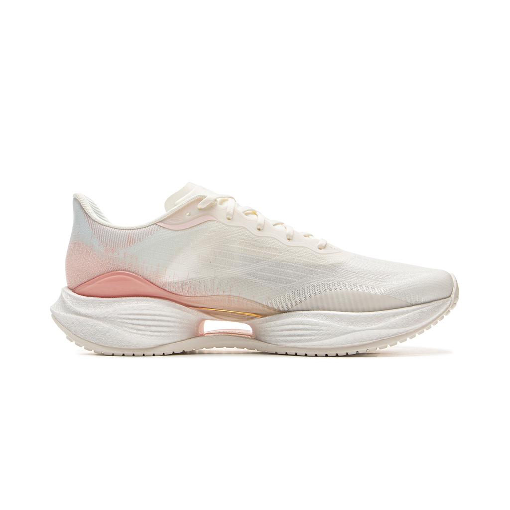 Li Ning Ultra Light 22 Racing Lightweight Cushioning Running Shoes Women Sneakers Off-White ARBV002-28