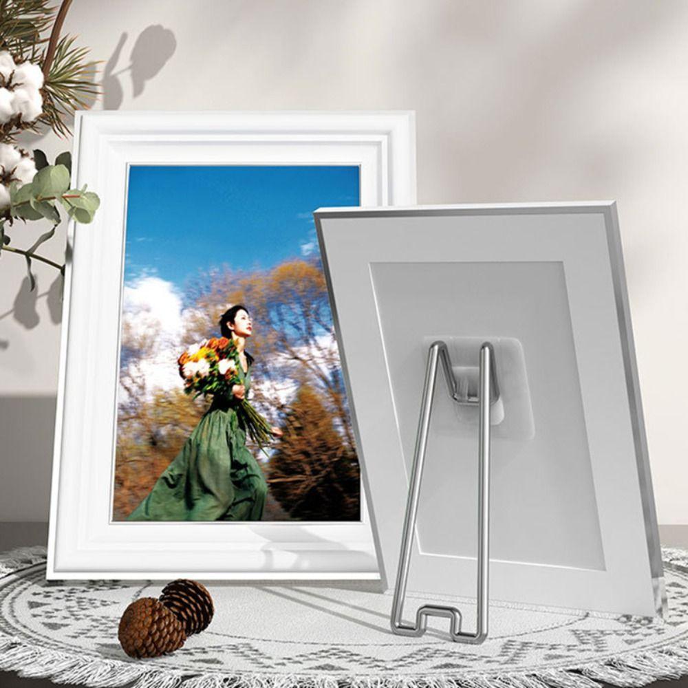 2pcs Metal Picture Frame Back Bracket Back Support Easel Back Support Photo Frame Stand
