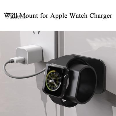 Suporte de Parede para Relógio de Fácil Instalação Suporte Universal para Armazenamento de Cabo de Carregamento de Mesa Posição Precisa Durável do Orifício de Montagem para iWatch 1-6ª Geração Com