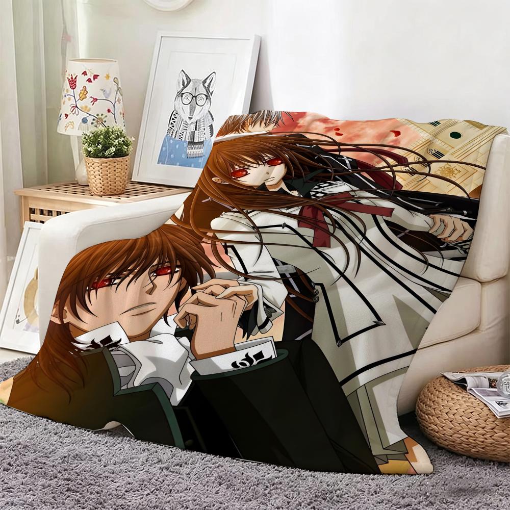 Animation V-VampireS KnightS Throw Soft Warm Throw Blanket for Bedroom Living Room Bed Travel Camping Picnic Gift