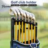 Golf Club Holder Clip with 9 Slots Adjustable Width Universal Equipment Easy Installation Bag Stacker Organizer Display Rack Strong Plastic