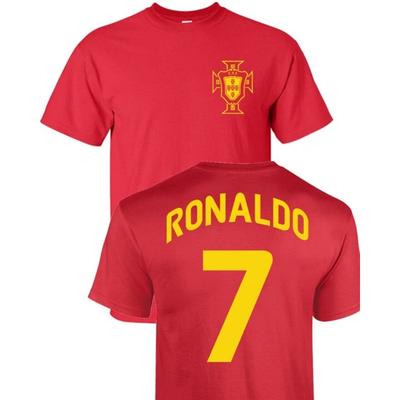 Cristiano Ronaldo Portugal Futbol Player Soccer Team Tee Shirt 935 Summer  Men and Women Comfort Fashion T-shirt