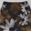 American Retro Floral Mesh Irregular Low Waist Vacation Skirt