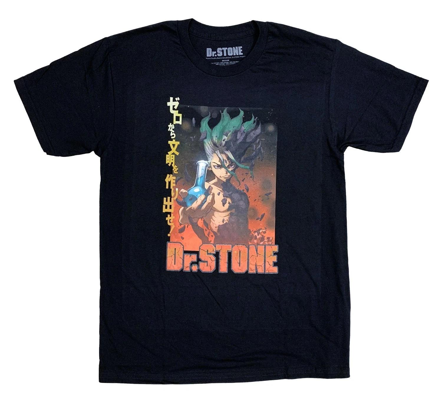 Dr. Stone Senku Teaser Art Anime Adult T-Shirt S