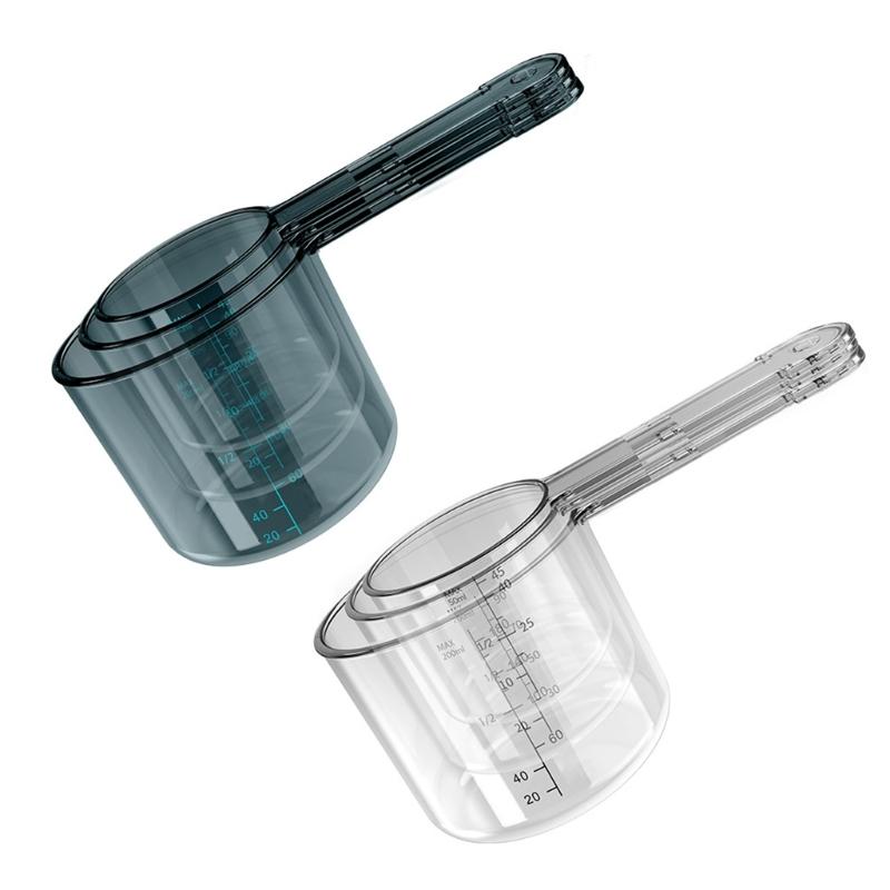 Pack Of 3 Multiple Size Fishing Baits Mixing Cup Set Baits Measuring Cups With Double Scale For Precise Baits Mixing