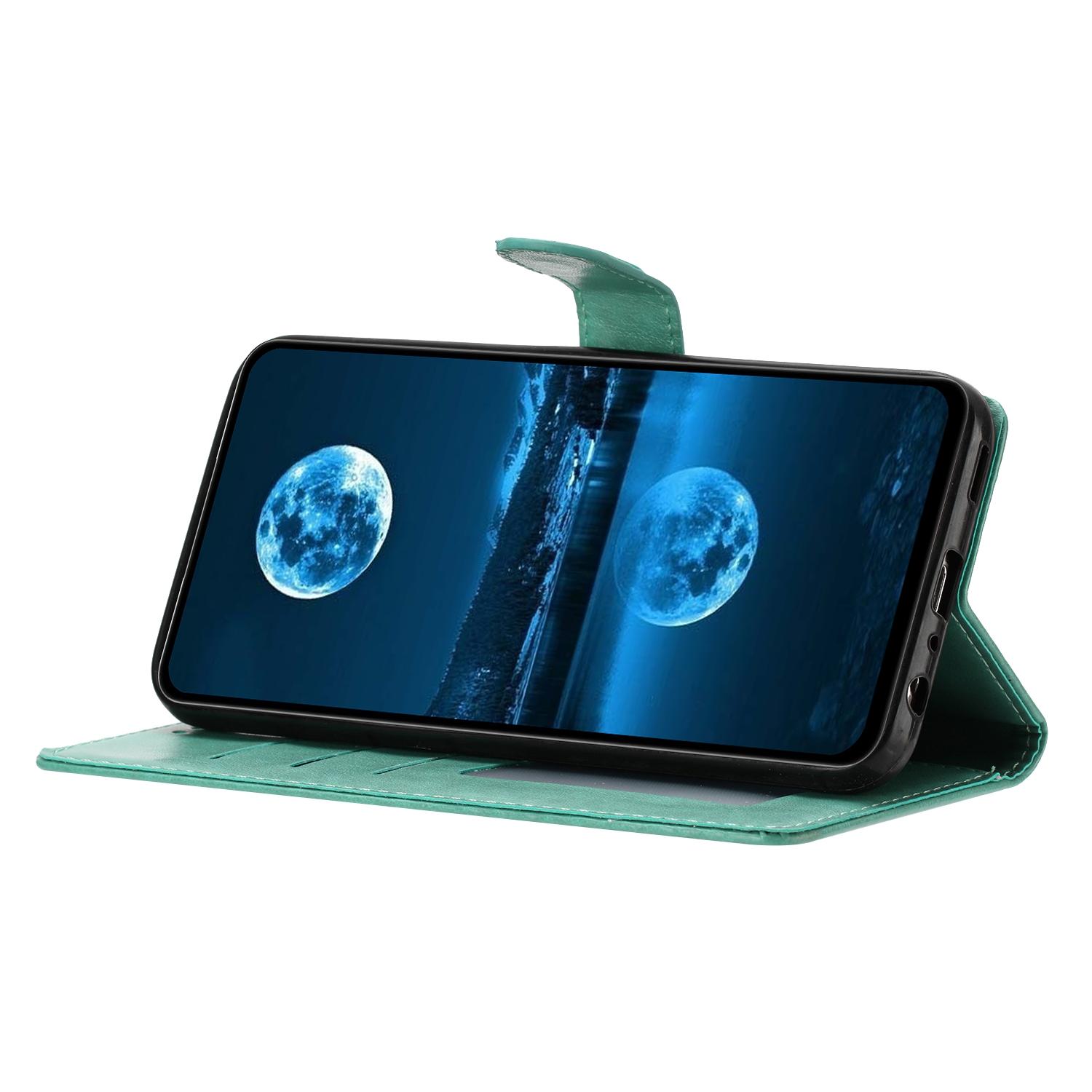 

For Xiaomi 15 Pro Leather Case Wallet Stand Phone Cover with Handy Strap Purple