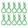 Remote Control Car RShape Shell Buckle Body Clip Pin for 15 16 18 110 RC Car(Green )