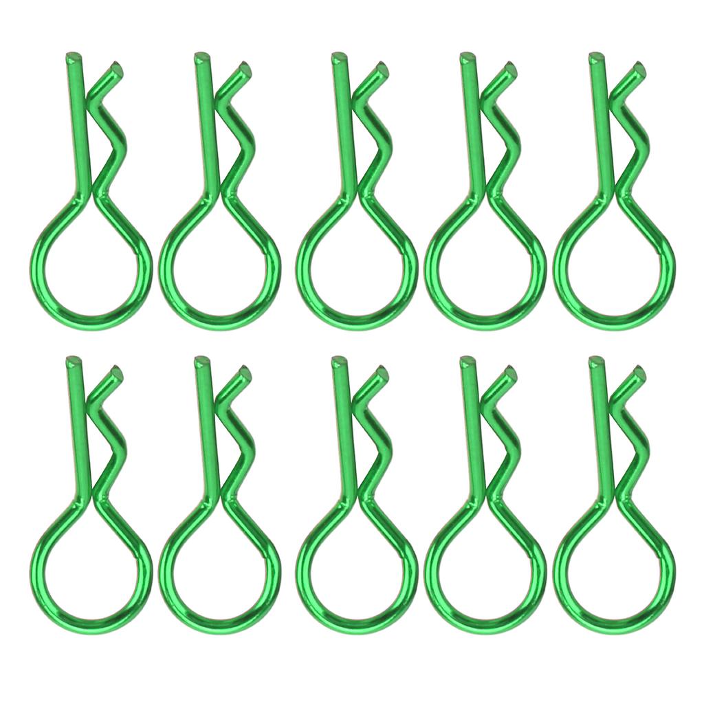 Remote Control Car RShape Shell Buckle Body Clip Pin for 15 16 18 110 RC Car(Green )