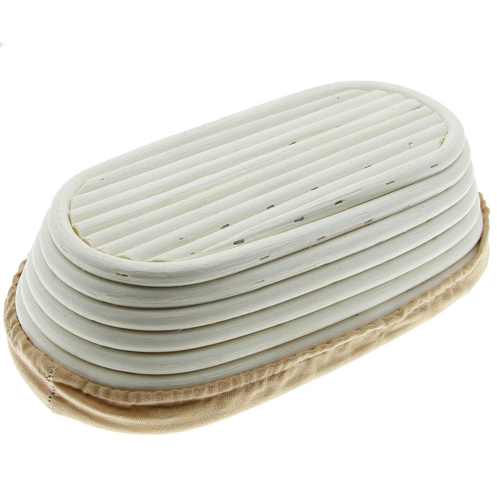 Rattan Basket Bread Form 28 Cm With Cover Rising And Proofing Dough
