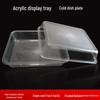Transparent Rectangular Plastic Food Display Trays