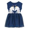 In Stock Summer Unicorn Small and Older Children's Short Sleeve Dress