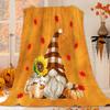 GUOYU Blanket Flannel Bed Blanket Cartoon Sleepy Gnome Purple CozySoft Plush Blankets for Bed Couch Living Room Sofa Chair 60x80 Inch