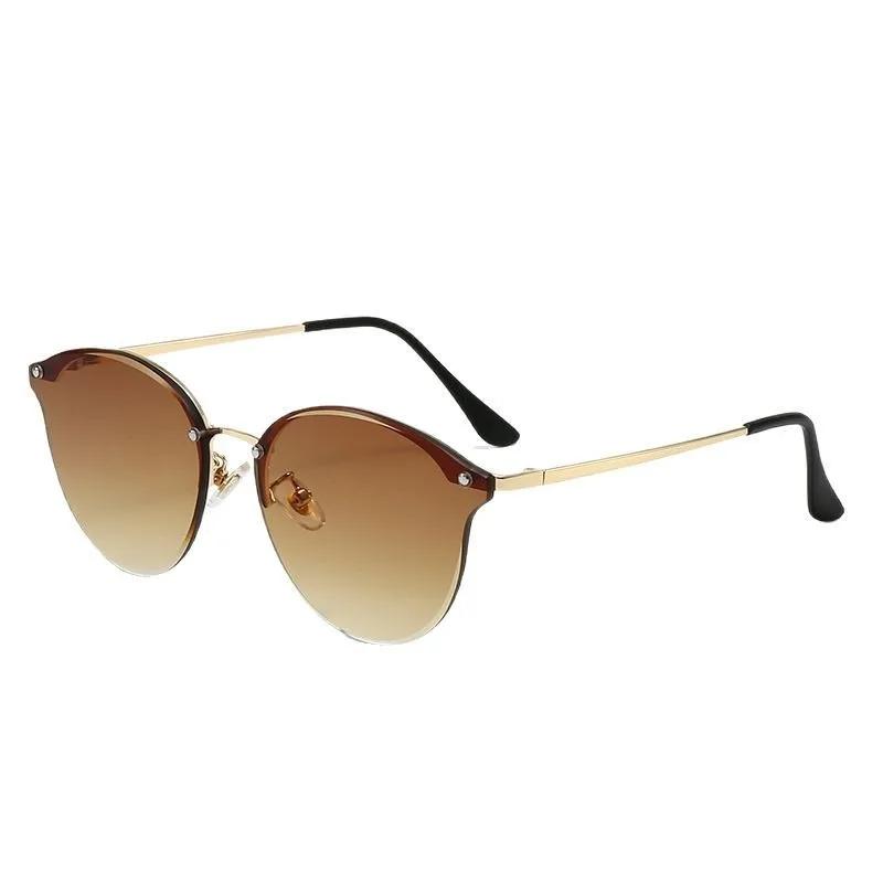 New Oval Vintage Sunglasses Women Retro Luxury Brand Designer Sun Glasses For Women's Sunglass Shades UV