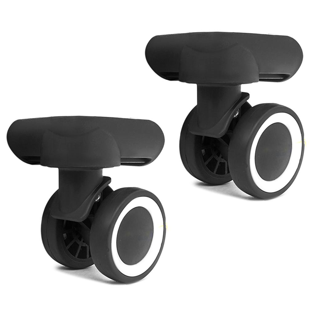 Trolley Case Luggage Wheels Luggage Swivel Left and Right Wheels DIY Suitcase Replacement Parts for Most Suitcases