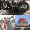 Tie Down Belt Strap Buggy Snowmobile Motorcycle ATV Bicycle Tow Rope Double Loop Ties Goods Fixation Wear Resistant 30.5 Cm Multifunctional 2300