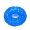 Durable Squeaky Dog Chew Toy for Aggressive Chewers Natural TPR Rubber Puppy Teething Ring Interactive Sound Training