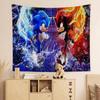 Cartoon S-Sonics Colorful Tapestry Wall Hanging Cheap Hippie Wall Hanging Bohemian Wall Tapestries Mandala Wall Hanging Sheets