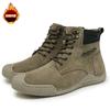 Winter Men High Top Boots Casual Men Cotton Boots Sneakers Warm Snow Boots Leather Non-slip Men Leisure Boots Bota Masculina